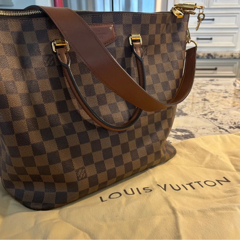 Louis Vuitton Belmont Damier Ebene shoulder handbag - Authentic without pochette